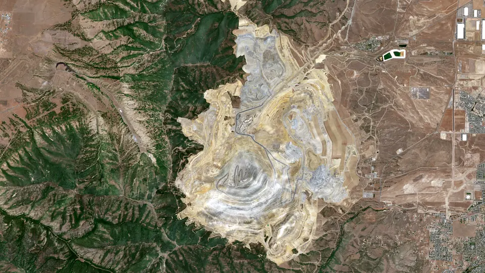 Bingham Canyon from orbit, 30 Jul 2026