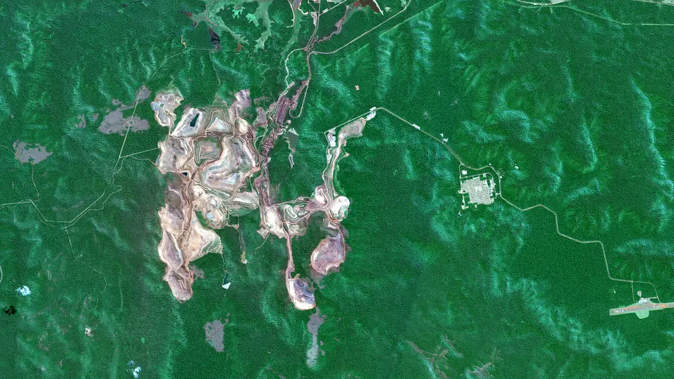 Carajás from orbit, 28 Jul 2025