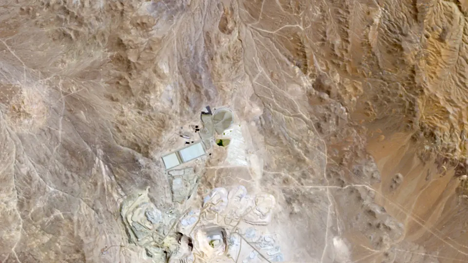 Escondida from orbit, 22 Mar 2011