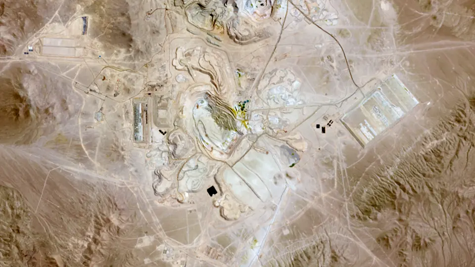 Escondida from orbit, 14 Mar 2014
