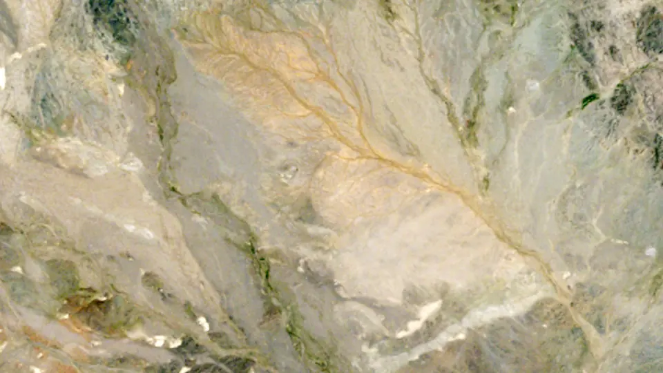 Oyu Tolgoi from orbit, 2 Aug 1996